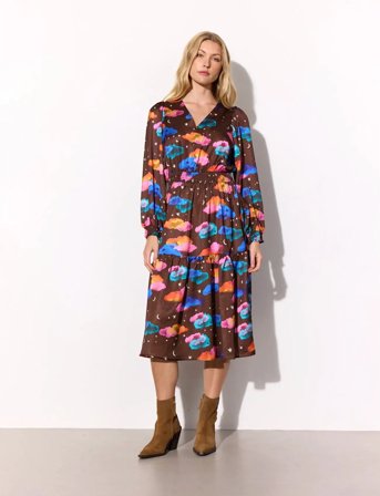 Hunkøn Sonja Dress - Brown - L