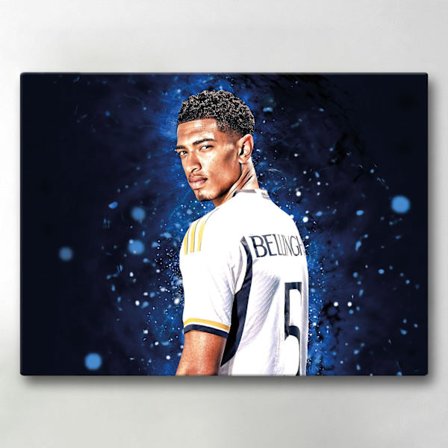 Lærredsbillede / Lærredstryk - Jude Bellingham - 40x30 cm - Lærred