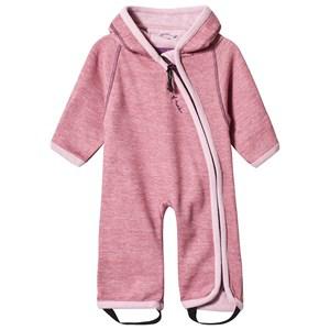Isbjörn Of Sweden Dusty Pink Woolly Onesie 80/86 cm - All in ones - 80/86 cm - Pink