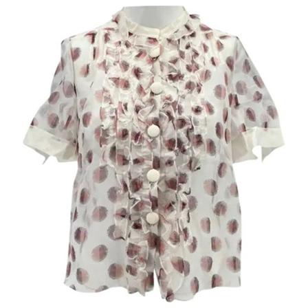 Chloé Pre-owned Pre-owned Fabric tops , Wit , Dames , Maat: M