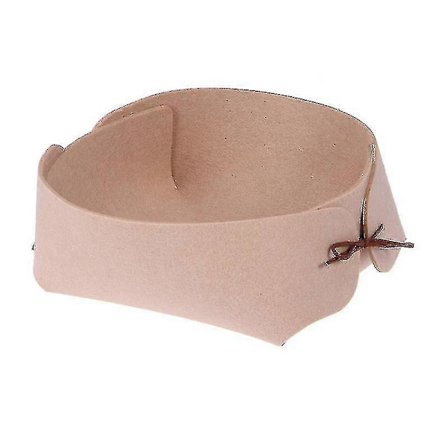 Opbevaring af skrivebord i uldfilt, mobil madopbevaringskurv (khaki)