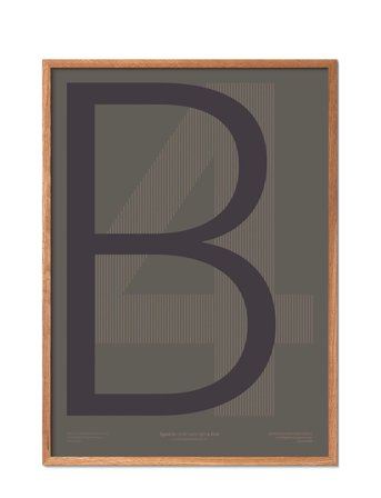 Poster & Frame Ilwt-B4 - Brown - 50X70CM