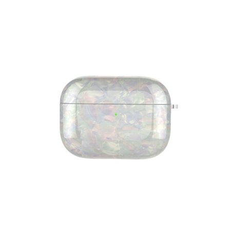 Airpods Pro Skal i Syntetisk pärlemor med krok!