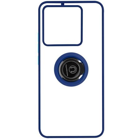 Smartphonefodral - Ringrip - Xiaomi 13T/13T Pro - Hållring - Metallisk finish - Blå