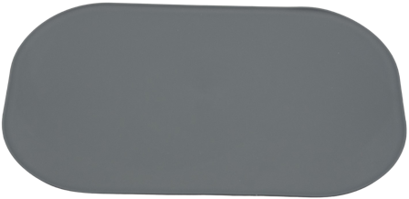 Fiboo Matskålunderlag 47x30 cm Mørkegrå