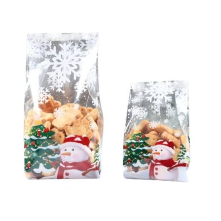 Jul Snögubbe bakat varor påse god jul inredning