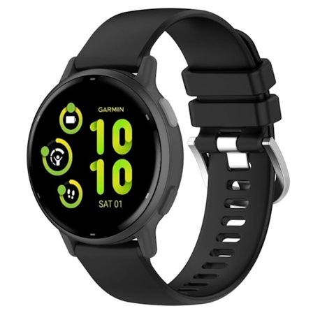 Garmin Vivoactive 5 Silicone Watch Band - Black
