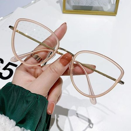 Blålysfilter databriller Cat Eyes ramme fotokromiske linser UV-blokkerende solbriller for spillstudenter