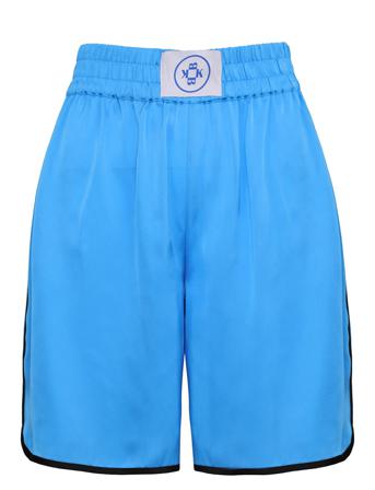 Shorts Shorts Flowy Shorts/Casual Shorts Blå Barbara Kristoffersen By Rosemunde