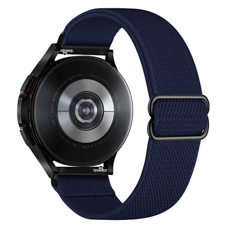 Elastiskt Nylonarmband Samsung Galaxy Watch 7 40mm Mörkblå