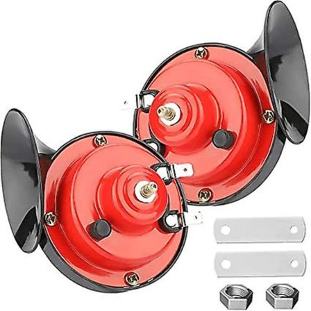 Auton torvi 12v vedenpitävä Super Loud Boat Horn Electric Snail Horns Train Horn moottoripyörille veneille kuorma-autoille Kit