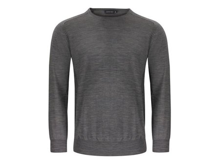 J. HARVEST & FROST Tröja merino J.HoF u-ring mörkgrå 4XL - Lyreco - Yrkeskläder - Tröjor och Sweatshirts - Stickat