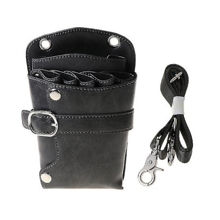 Professionel Barber Læder Salon Saks Pung Taske Talje Pakke Frisør Værktøj|Kosmetik