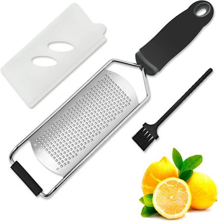 Profesjonelle rivjern for kjøkken, rustfritt stål, håndholdt, med håndtak for ost, sjokolade, krydder, kjøkkenutstyr og verktøy