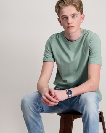 U.S. Polo Assn. DHM Tshirt Groen T-shirts Jongens - Kids Brand Store