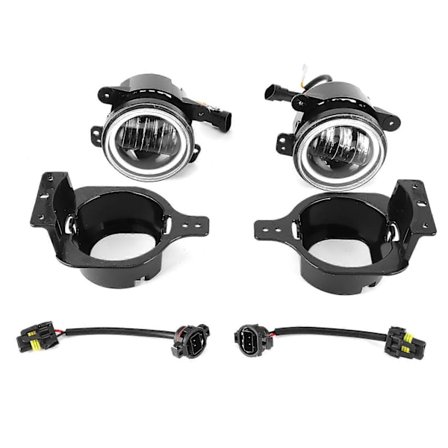 4 tuuman LED-sumuvalo pyöreä, jossa on kiinnike, johtosarja, DRL-vilkku, sopii Jeep Wrangler JL 2018–2020