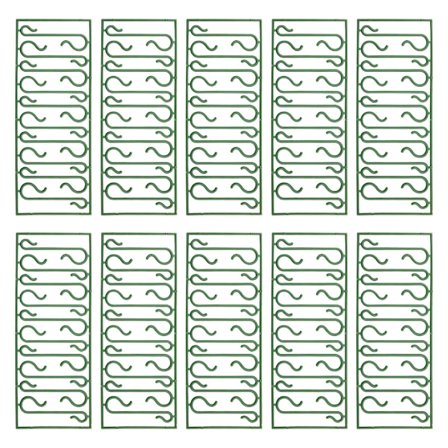 100 Stk. Julepynt Kroge Kraftige S-formede Pyntophæng til Hjemmet