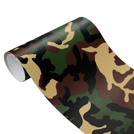 HK Camouflage Camo Vinyl Wrap Tarra Tarra Ilman Kuplia Auton Itseliimautuva Kalvo Koristelu 100cmx30cm Tyyppi 6 Sotilaskeltainen