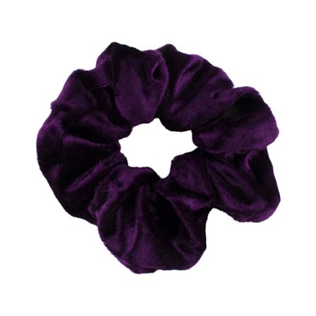 3x Hårband i Sammet / Scrunchies - Lila Lila