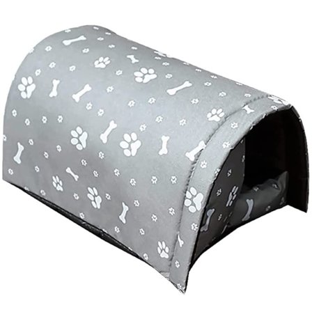 Dyrehus vinter varm kattehus vandtæt fortykket sammenklappelig