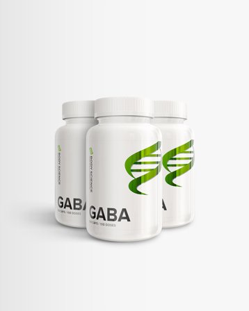 GABA 500 - 3 x 100 kapslar - Body Science - Sömn & Välbefinnande, Kosttillskott, Aminosyror, Enskilda Aminosyror