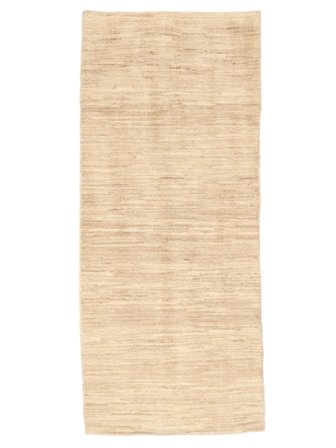 84X202 Alfombra Gabbeh Persia Fine Moderna De Pasillo Beige/Naranja (Lana, Persia) Carpetvista