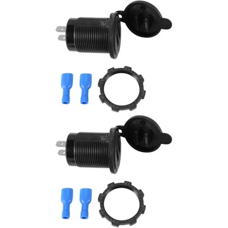 3X 5V 4.8A Dubbel USB Laddare Adapter Strömkontakt För 12V 24V Bil Båt Rv
