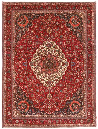 Bakhtiari Fine Rug Hand Knotted 304X406 Red/Brown Persia