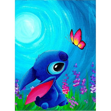 Diamond Painting Stitch Diamond Art Painting Kits, Stitch Diamond Painting Kits til voksne og børn, 5d Diy Diamond Painting Art Stitch Kits til 