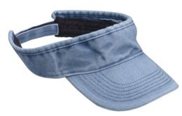 Solskärm i 100% bomull Blå - Åshild