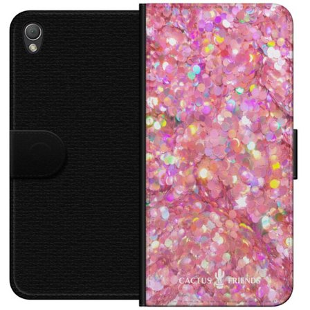 Kompatibel Tegnebogsetui til Sony Sony Xperia Z3 Cactus and Friends – PinkGlitter