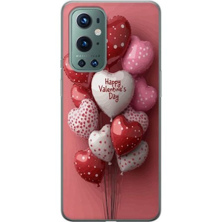 Kompatibelt Mobildeksel til OnePlus OnePlus 9 Pro Valentinsballonger