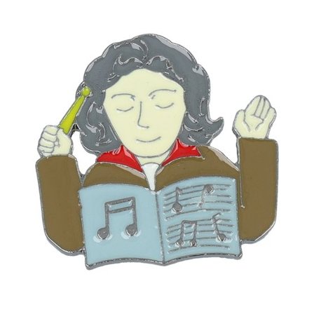 Cap Pins - Multi Tillbehör - Famous Musician Metal Enamel Pin @ Hatstore