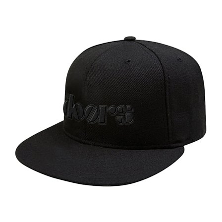 The Doors Unisex Adult Logo Snapback Cap One Size Black