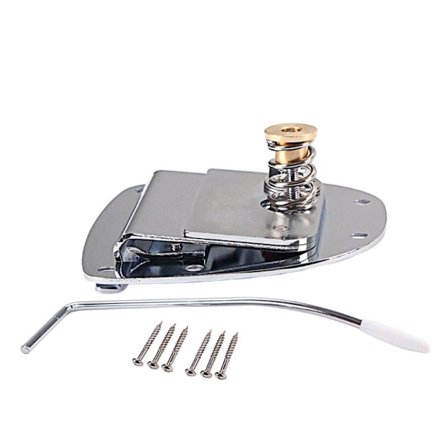 Guitar Tremolo System Bridge -takakappale JP Musta Jazzmast Jagu FD Mexico Elecille