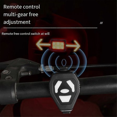 Cykelhjälm Lampa Bakljus Uppladdningsbar Blinkers Ljus Trådlös Fjärrkontroll Mountainbike Landsvägscyklar