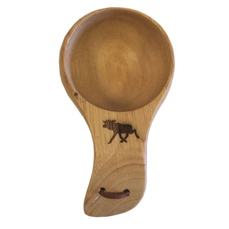 Stabilotherm Wooden Cup Elk Motif 1,2 dl eating utensils Beige OneSize