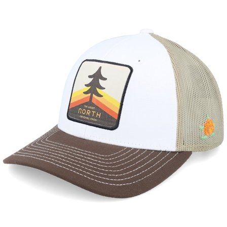 SQRTN - Wit trucker Cap - Park Low Cap White Trucker @ Hatstore