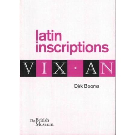 Latin Inscriptions (häftad, eng)