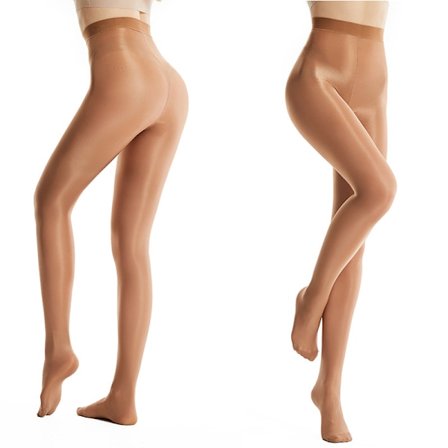 Kvinnors Strumpbyxor Ultra Transparenta Glittrande Rivtåliga Tryckfria Komfort