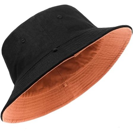 L/XL/XX-Store bøttehatter, store reversible fiskehatter, dobbeltsidig UV-beskyttelse fiskehatt for golf, fotturer utendørs