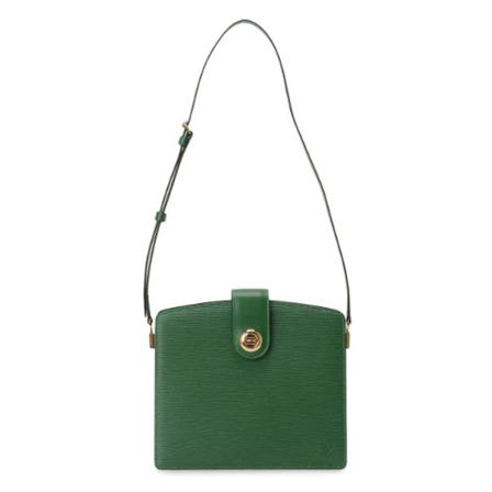 Louis Vuitton Vintage, Pre-owned Shoulder Bag Groen, Dames, Maat:ONE Size,leather