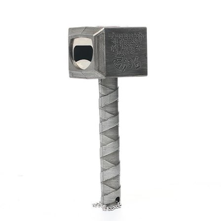 Thors hammer flaskeåpner, ølflaskeåpner, veggmontert ha