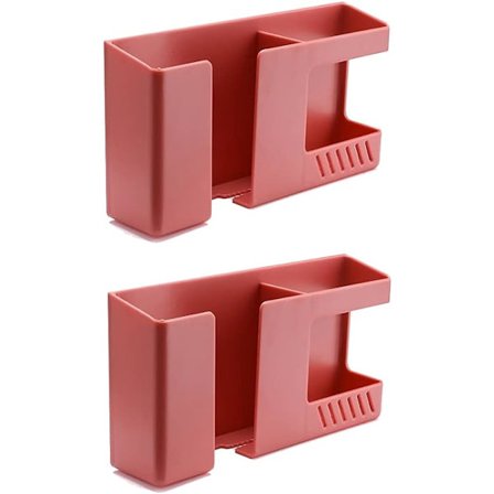 2PCS Väggmonterad Telefonhållare - Stansfri Väggmonterad Mobiltelefon