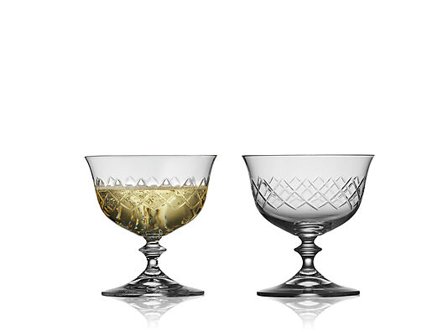 LYNGBY GLAS Champagneskål Eaton 28cl 2stk