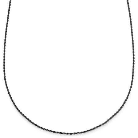 Essentials | 2 mm Metallgrått Repkedjehalsband för män - Halskedjor