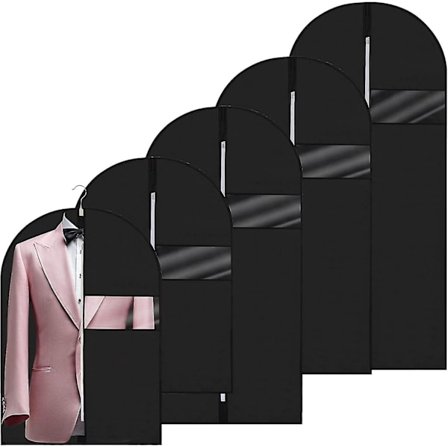 5-delat dammskyddat klädset kostymset för kläder och garderobsförvaring kläder och W