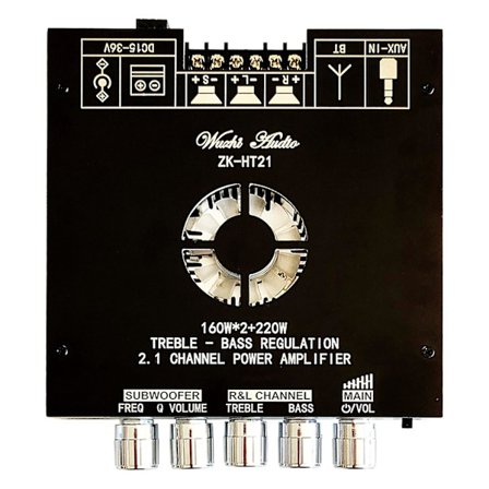 2.1-kanals Tda7498e Bluetooth Digital Förstärkarmodul Hög Och Låg Ton Subwoofer, 160wx2+220w Amp