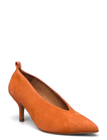Kim Shoes Heels Pumps Classic Orange Pavement