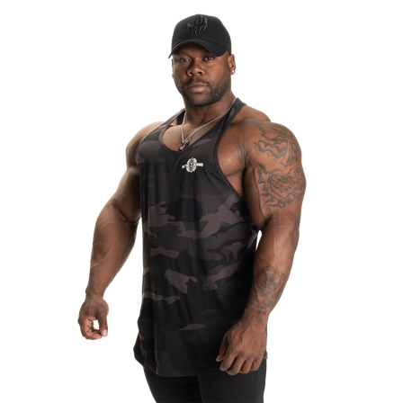 Better Bodies Essential T-back, Dark Camo V2